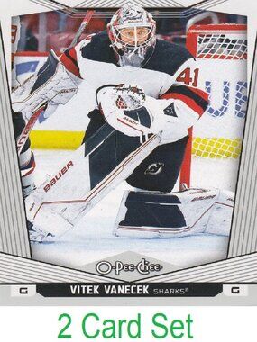 Vitek Vanecek Hockey Card Collection